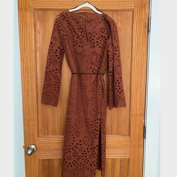 NWT H&M Eyelet Embroidered Dress - Picture 6 of 8